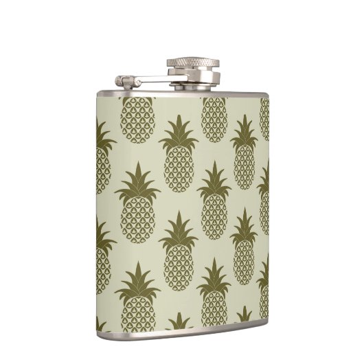 Khaki Pineapple Pattern Heupfles (Rechts)