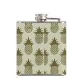 Khaki Pineapple Pattern Heupfles (Achterkant)