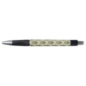 Khaki Pineapple Pattern Pen (Voorkant)