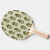 Khaki Pineapple Pattern Tafeltennisbatje (Zijkant)