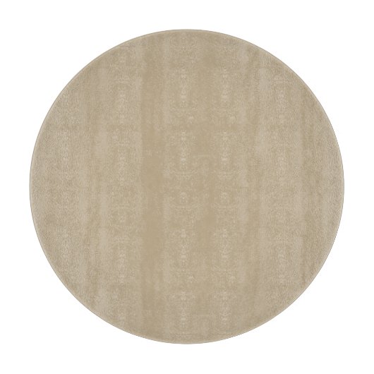Khaki Ronde Glas Snijplank (Voorkant)