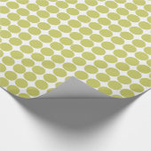 Khaki Safari Dot Cadeaupapier (Hoek)