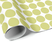 Khaki Safari Dot Cadeaupapier (Rol Hoek)