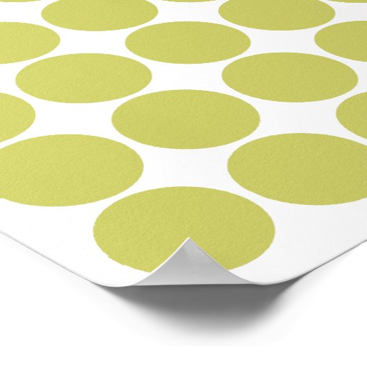 Khaki Safari Dot Poster (Hoek)