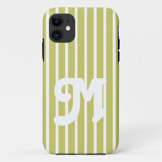Khaki Safari Streep Case-Mate iPhone Case (Achterkant)