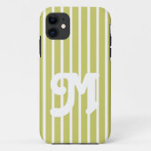Khaki Safari Stripe Case-Mate iPhone Case (Achterkant)