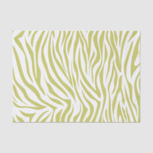 Khaki Safari Zebra Tissuepapier
