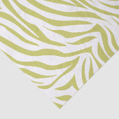 Khaki Safari Zebra Tissuepapier (Detail)