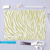 Khaki Safari Zebra Tissuepapier (Craft)