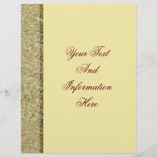 Khaki Sand Stone Flyer (Voorkant)