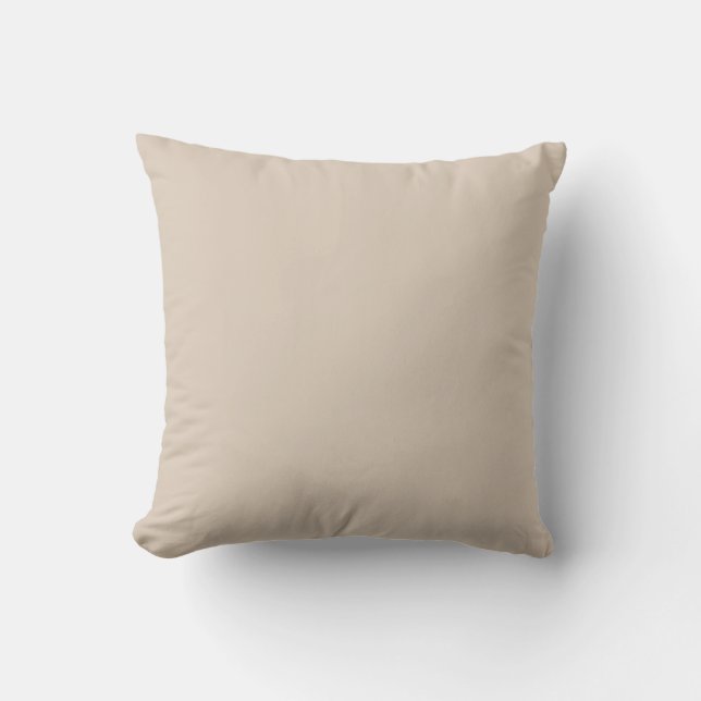 Khaki Solid Color, Cushion, Modern, Simple, Elegan Kussen (Voorkant)