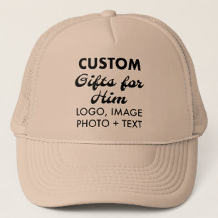 Khaki Trucker Hat aangepaste geschenken voor hem Pet