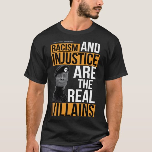 Khalid Abdul Muhammad Black History Month quot T-shirt (Voorkant)
