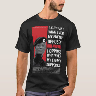Khalid Abdul Muhammad citaat T-shirt