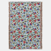 Khalil Hebron Midden-Oosters Keramiek Geïnspireerd Deken (Voorkant Verticaal)