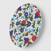 Khalil Hebron Midden-Oosters Keramiek Geïnspireerd Grote Klok (Hoek)