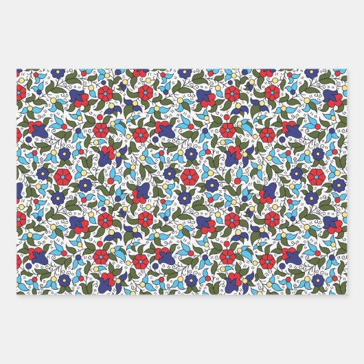 Khalil Hebron Midden-Oosters Keramiek Geïnspireerd Inpakpapier Vel (Voorkant)