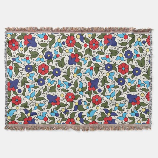 Khalili bloem deken (Voorkant)