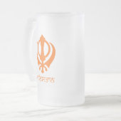 Khalistan Matglas Bierpul (Voorkant links)