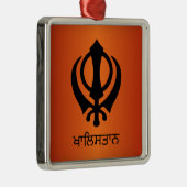 Khalistan Metalen Ornament (Rechts)