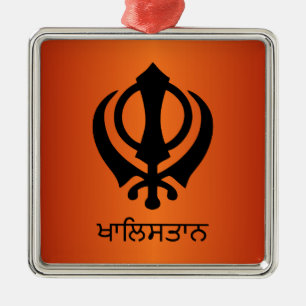 Khalistan Metalen Ornament