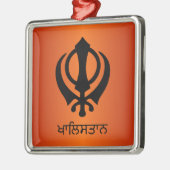 Khalistan Metalen Ornament (Links)