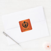 Khalistan Vierkante Sticker (Envelop)