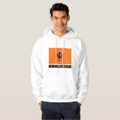 Khalistan Vlag Kleding Hoodie (Voorkant volledig)