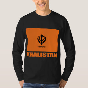 Khalistan Vlag Kleding T-shirt
