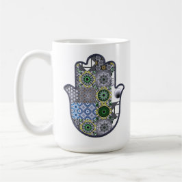 Khamsa Hand Patchwork 2 Koffiemok