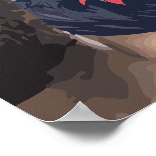 Khamzat Borz Chimaev Poster (Hoek)