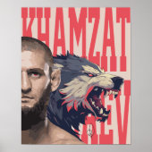 Khamzat Borz Chimaev Poster (Voorkant)