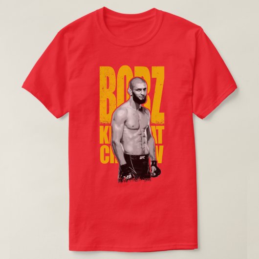 Khamzat Chimaev 1 T-shirt (Design voorkant)