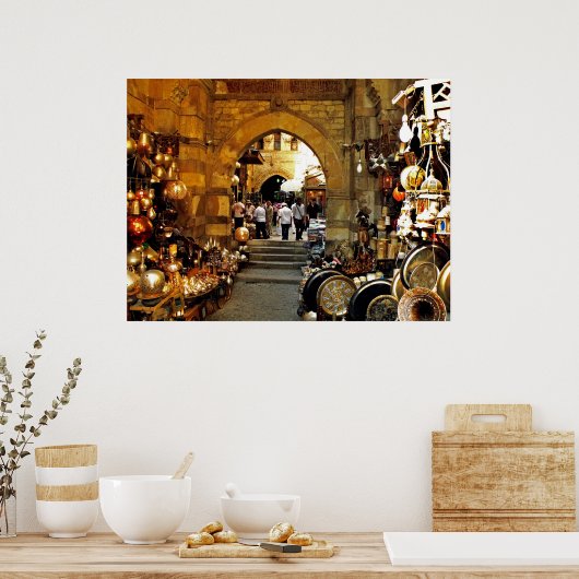 Khan al-khalili-markt poster (Keuken)