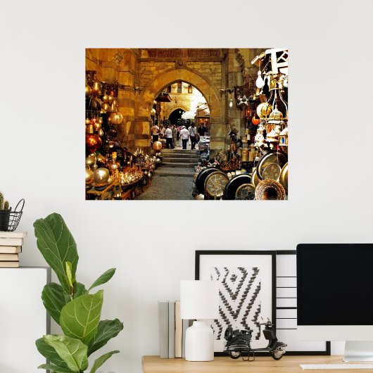 Khan al-khalili-markt poster (Thuiskantoor)