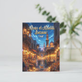 Khan el-Khalili Bazaar Egypte Briefkaart (Staand voorkant)