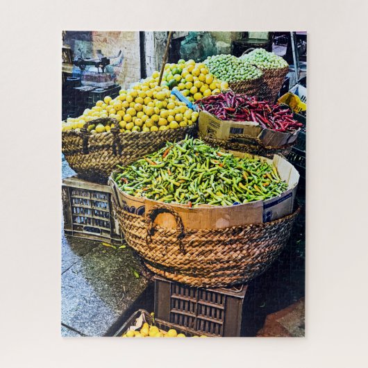 Khan el Khalili Bazaar Eten Legpuzzel (Verticaal)