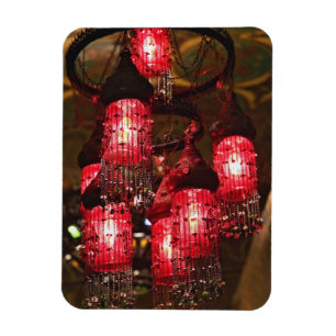 Khan el Khalili Bazaar, handelaar voor verkoop; Magneet