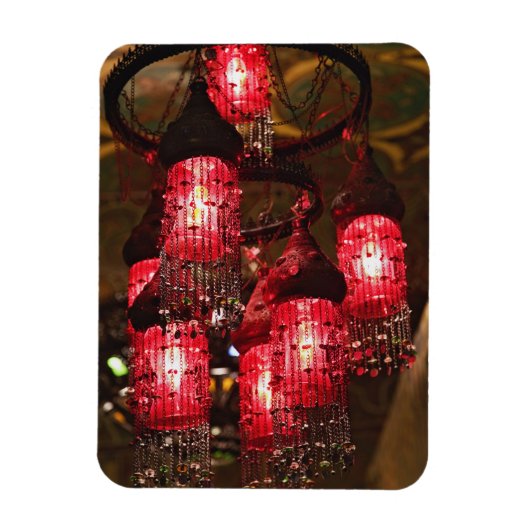 Khan el Khalili Bazaar, handelaar voor verkoop; Magneet (Verticaal)