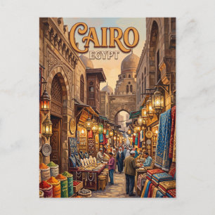 Khan el-Khalili Caïro Egypte Briefkaart