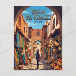 Khan el-Khalili Egypte Briefkaart