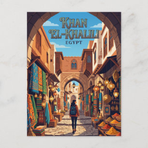 Khan el-Khalili Egypte Briefkaart