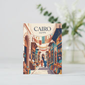 Khan el-Khalili Egypte Briefkaart (Staand voorkant)
