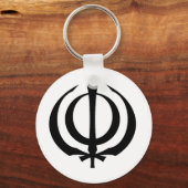 Khanda-B Sleutelhanger (Voorkant)