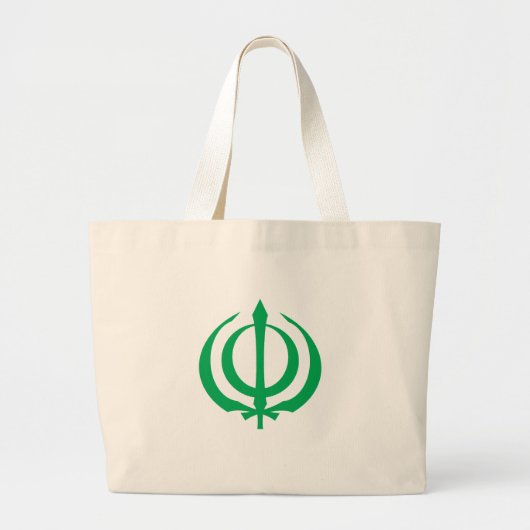Khanda-G Grote Tote Bag (Voorkant)
