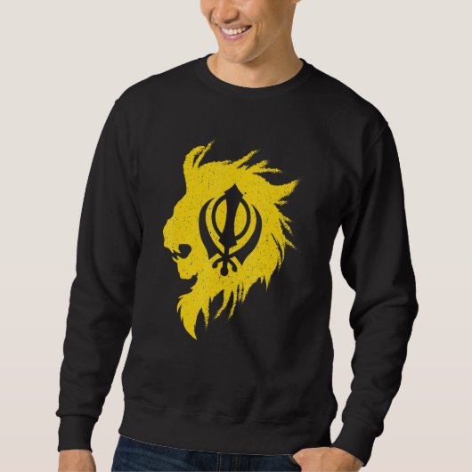 Khanda Lion Kaur Punjabi Sikhism Sikh Trui (Voorkant)