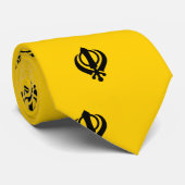 Khanda Sikhism Stropdas (Opgerold)