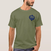 Khanda-symbool (Sikh) T-shirt (Voorkant)