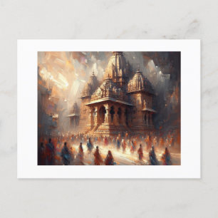 Khanjuraho Temple, India Briefkaart