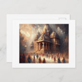 Khanjuraho Temple, India Briefkaart (Voorkant / Achterkant)